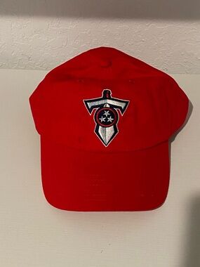 Tennessee Titans Needlepoint Red Cap Hat Tailgating Zone
Adjustable